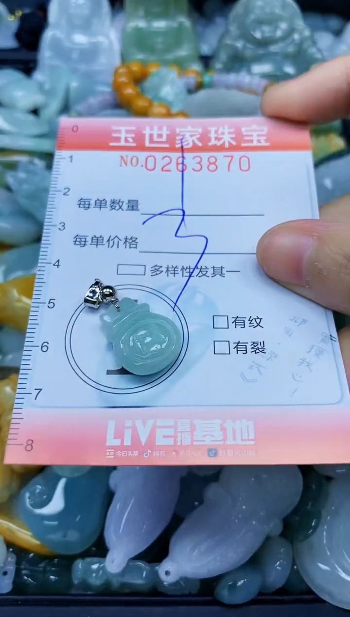 翡翠未镶嵌颈饰闪购0263870