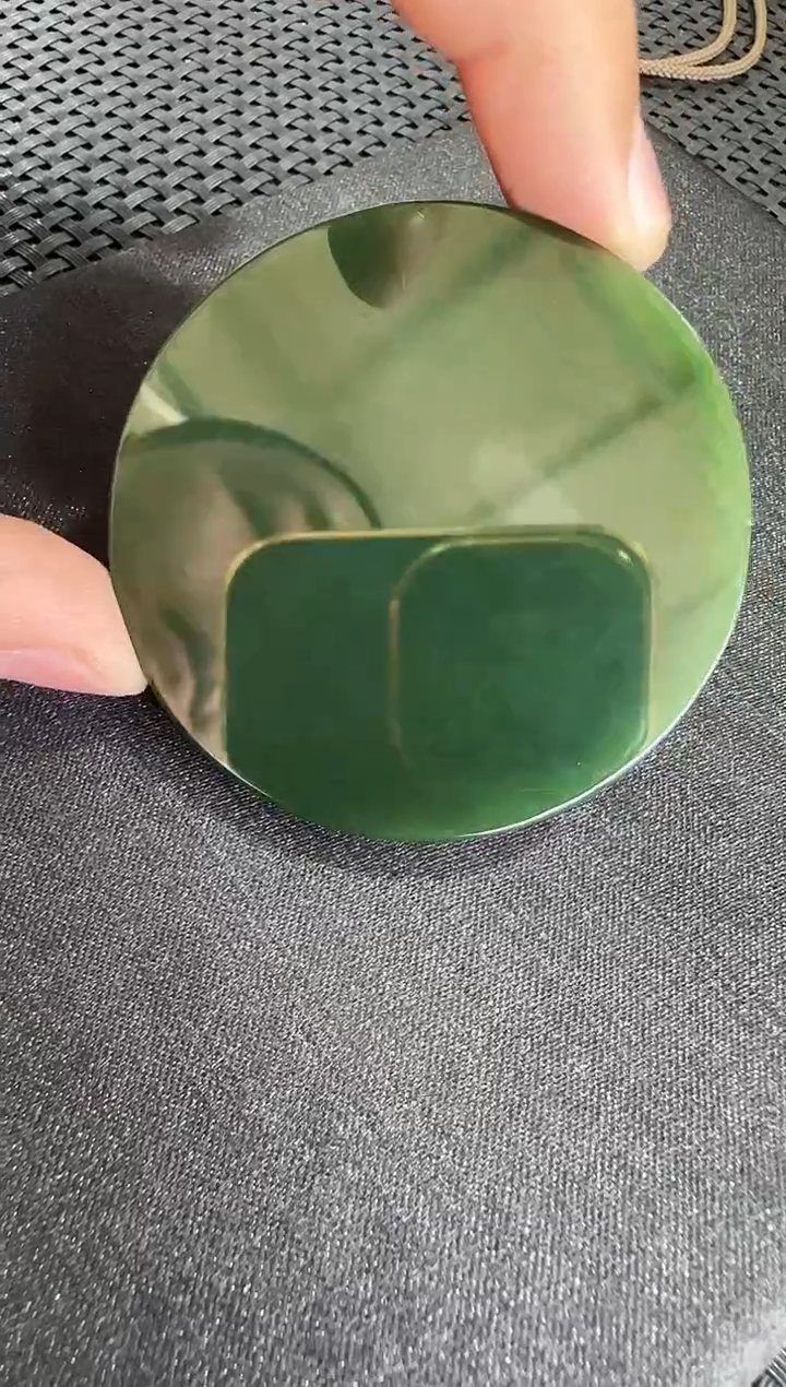 【闪购商品】和田玉（碧玉）吊坠未镶嵌圆牌无事牌