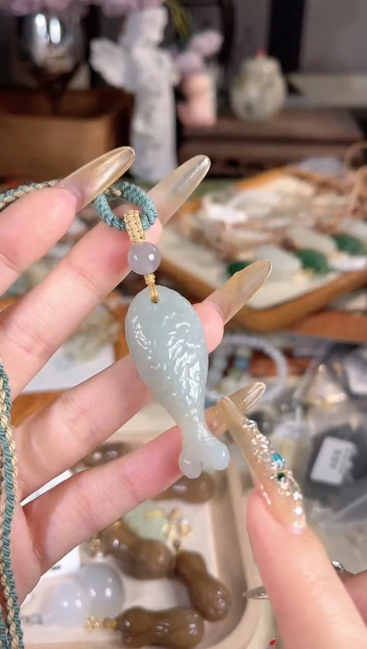 项链未镶嵌和田玉多样性发其一孤品默认微瑕