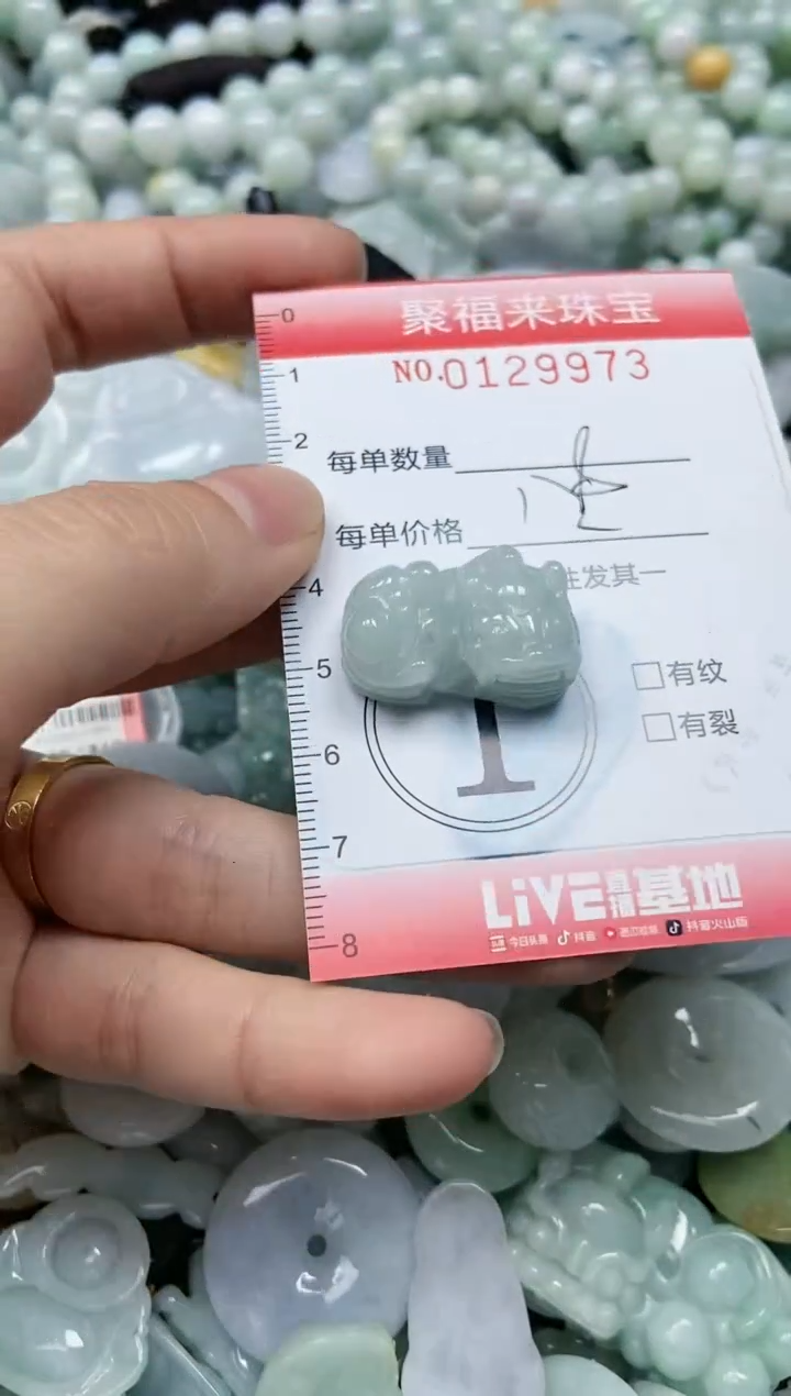 翡翠未镶嵌颈饰闪购0129973