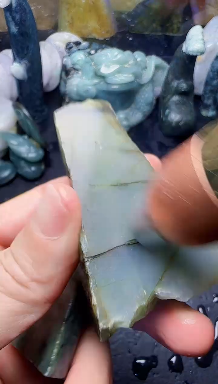 颈饰未镶嵌翡翠美**刻60