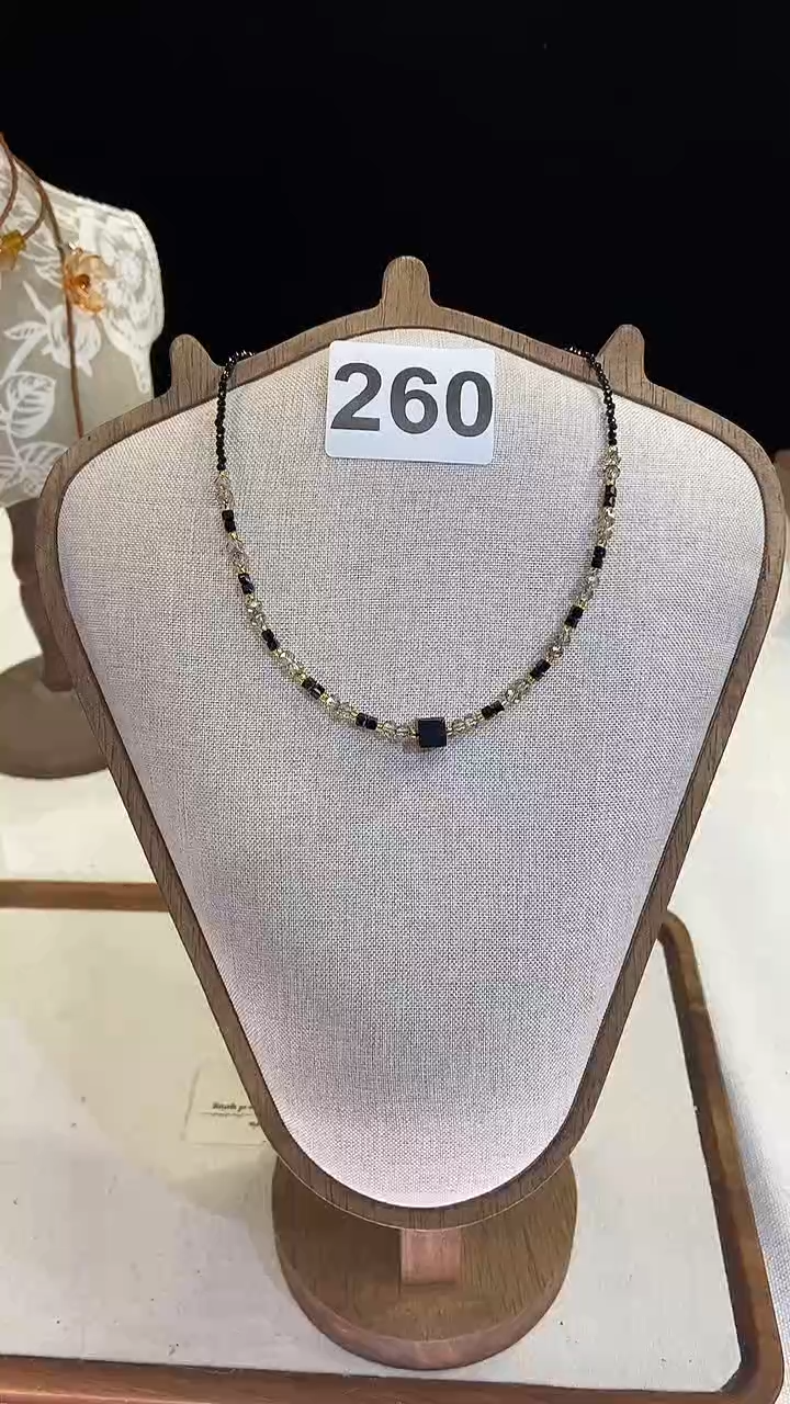 项链钛钢淡水珍珠260