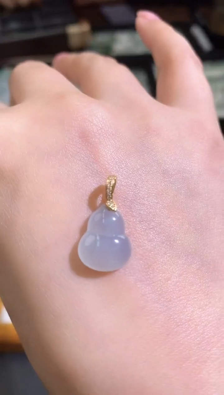 【闪购商品】翡翠颈饰18K金镶嵌2025022501125