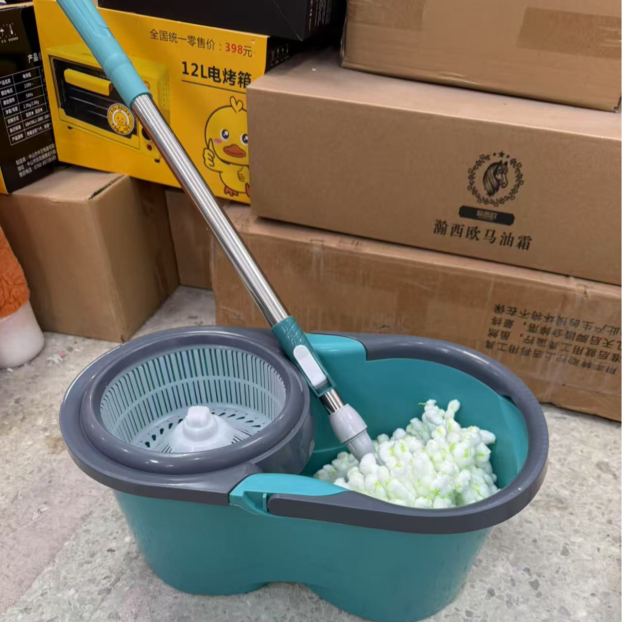 甩干拖把桶套装家庭大扫除套装D9