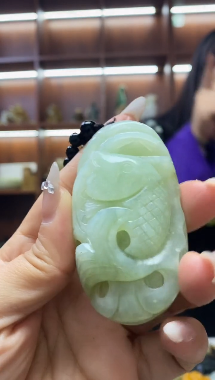 未镶嵌蛇纹石玉手把   