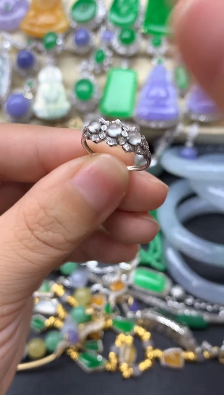 【闪购商品】翡翠戒指18K金镶嵌362-中国好珍宝