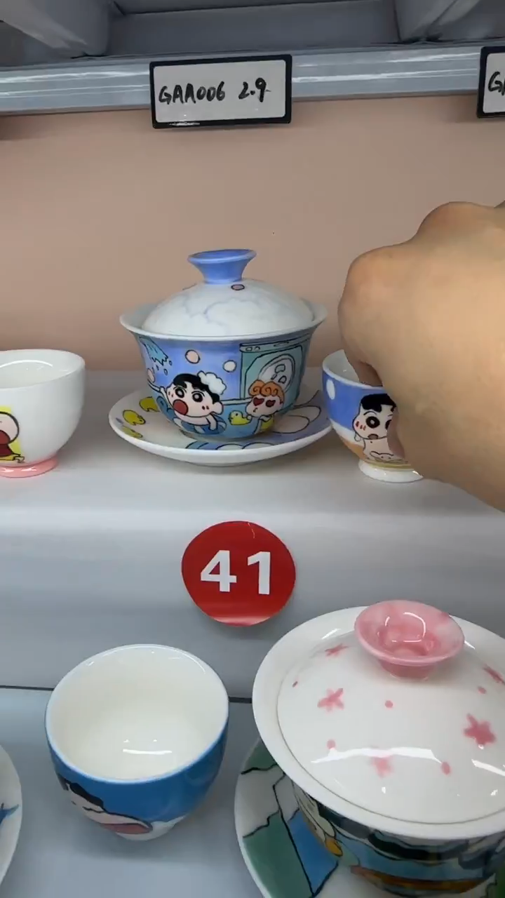 高温釉下彩纯手工手绘陶瓷