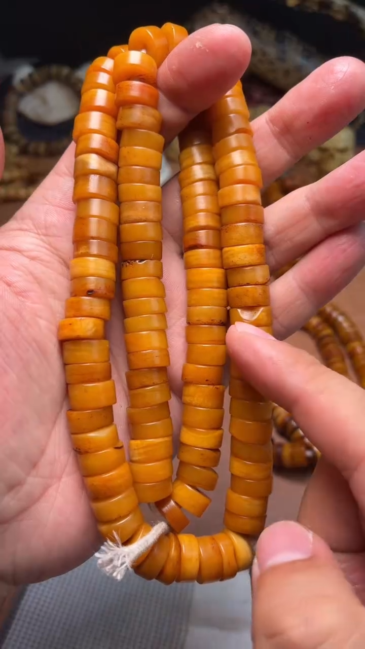 牛骨其他香**海杂件088-仿同腿骨长串-非完美