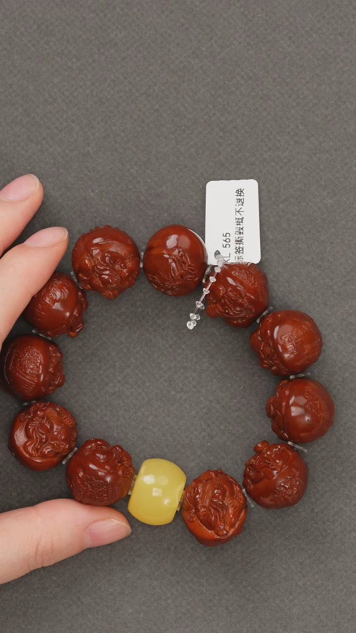 手串橄榄核小***王橄榄核手串