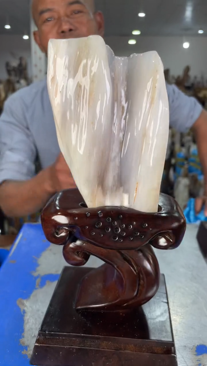 【闪购商品】硅化玉摆件未镶嵌20