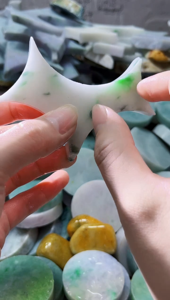 裸石翡翠天然翡翠A货古 南 742