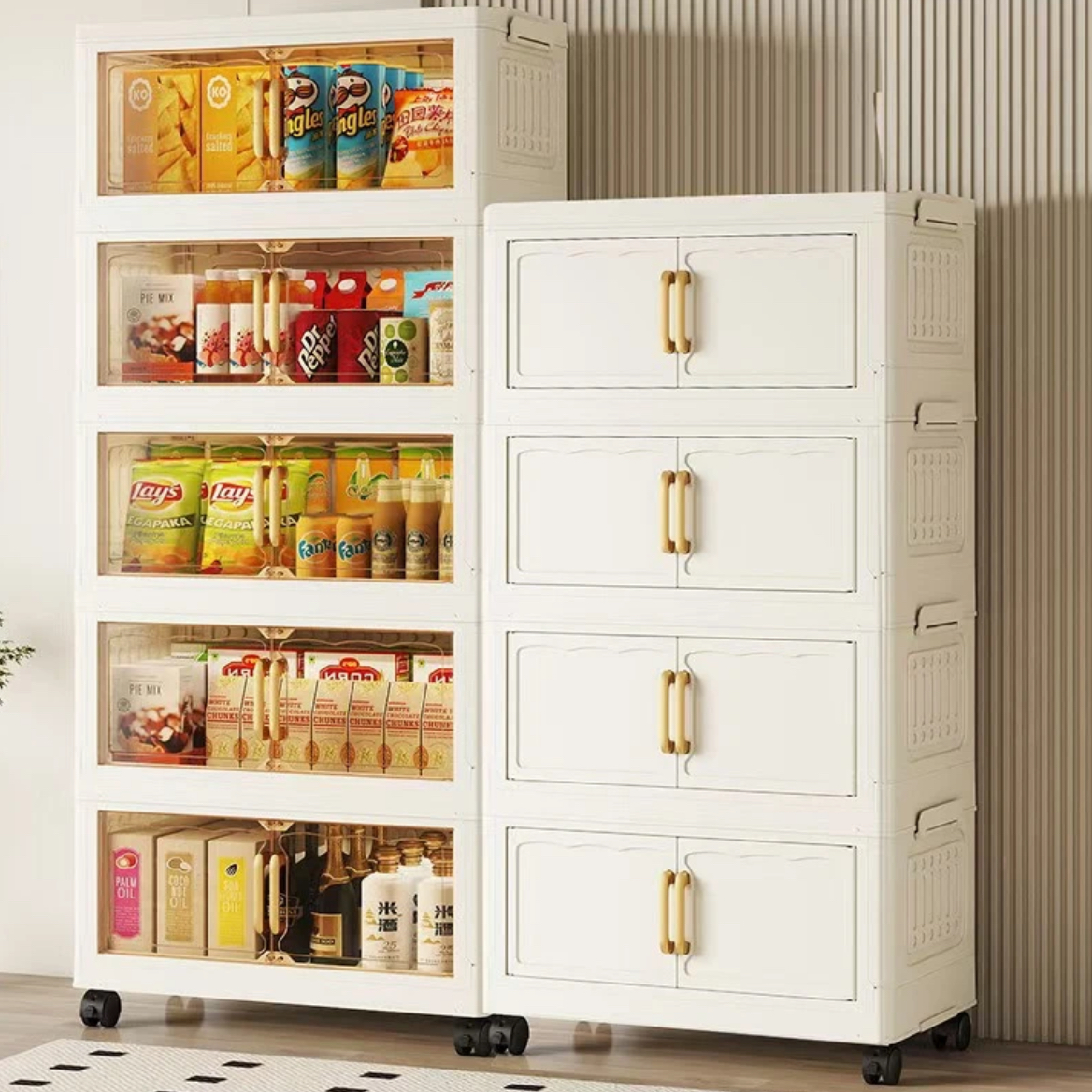 ST56cm收纳折叠柜儿童收纳柜客厅卧室简约大气储物柜杂物柜玩具