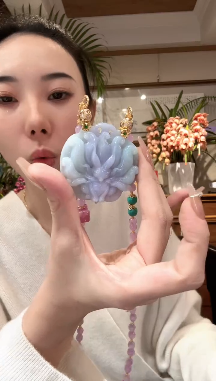 【闪购商品】翡翠颈饰未镶嵌国风
