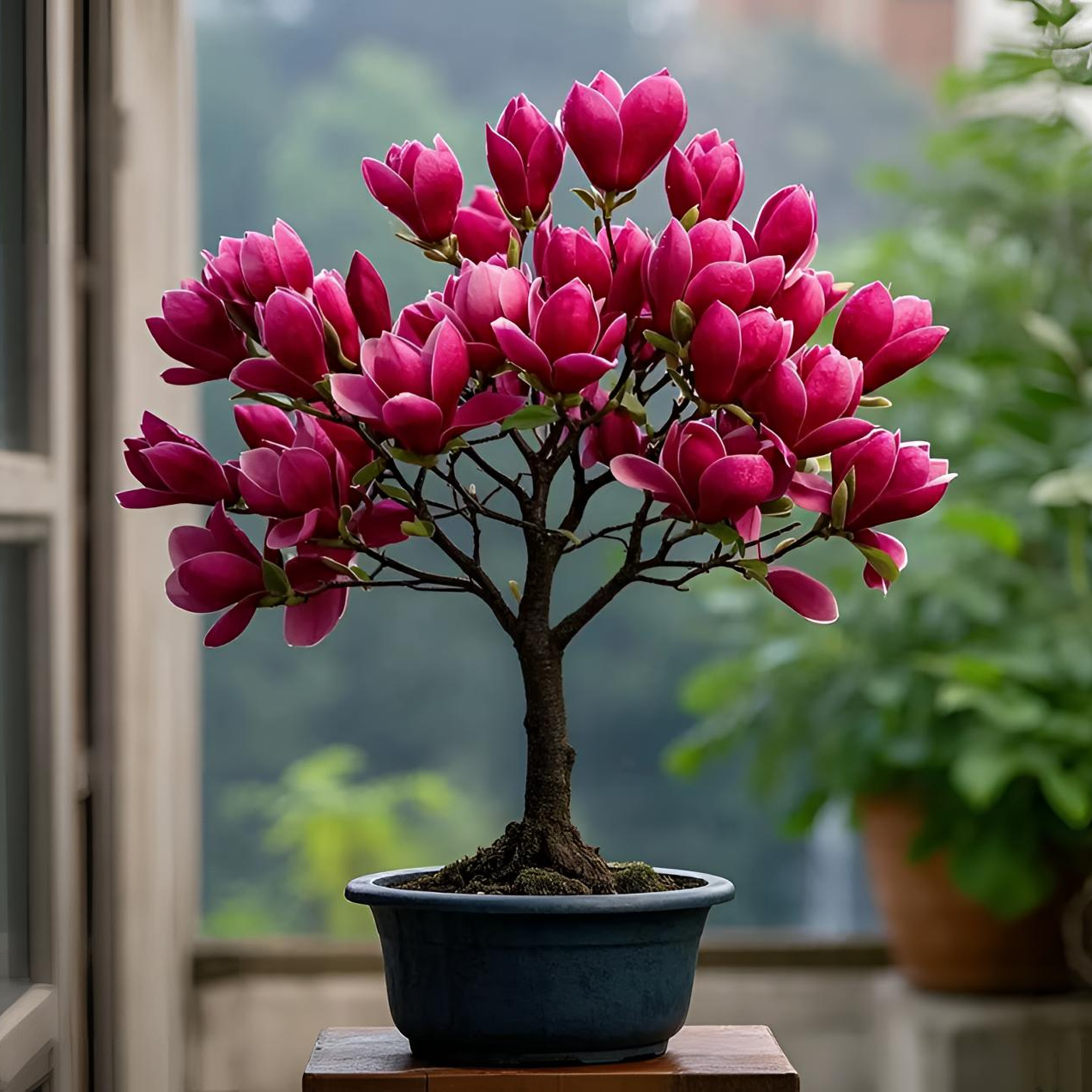 四季浓香型矮化玉兰花树苗盆栽花苗红玉蓝玉紫玉兰常年开花植物