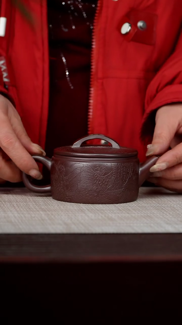 【闪购商品】宜兴原矿紫砂壶茶壶180C