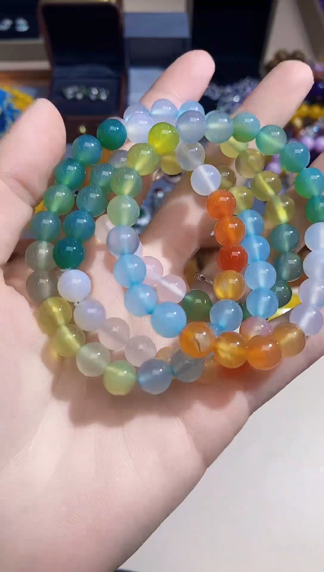 【闪购商品】玛瑙/玉髓手链未镶嵌多样性 发其一  【1】