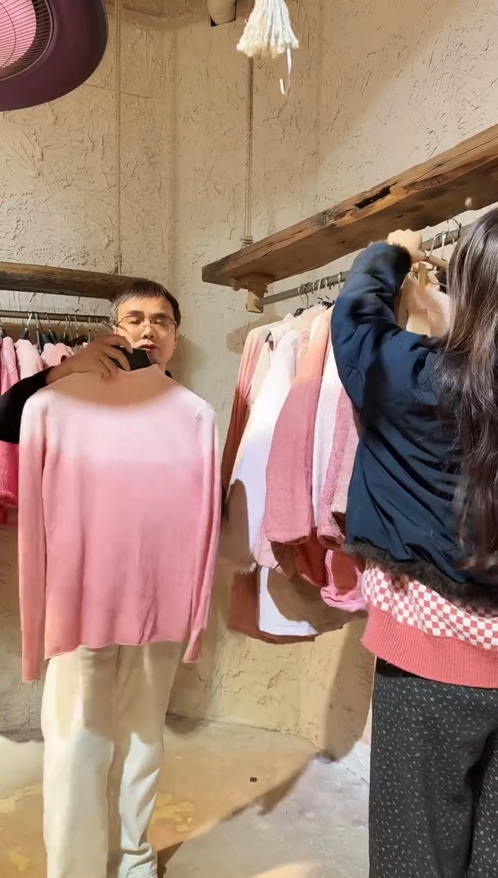 薯莨植物染打底衫