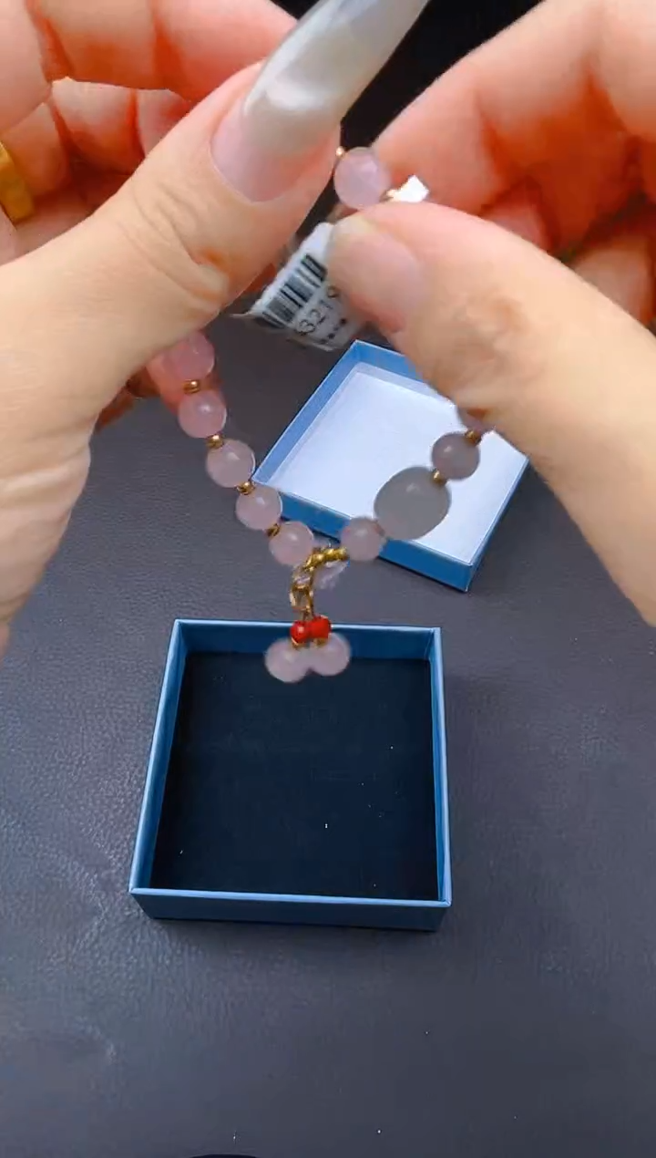 玛瑙/玉髓手链未镶嵌粉玛瑙