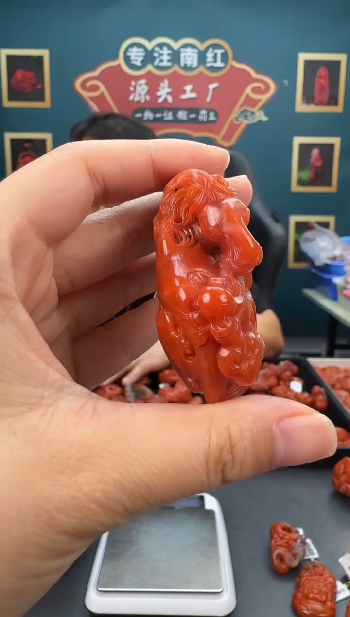 【闪购商品】南红玛瑙雕刻未镶嵌029ZB0309产品一个