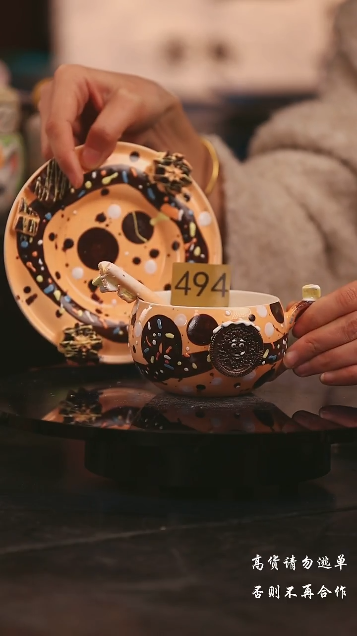 陶瓷景德镇可爱设计师款陶瓷 