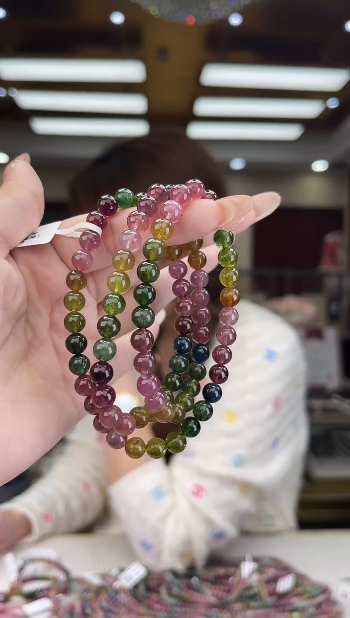 【闪购商品】碧玺/未镶嵌6mm+碧玺多圈多样性发货