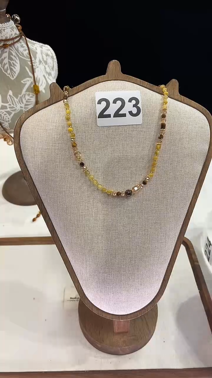 项链钛钢淡水珍珠223