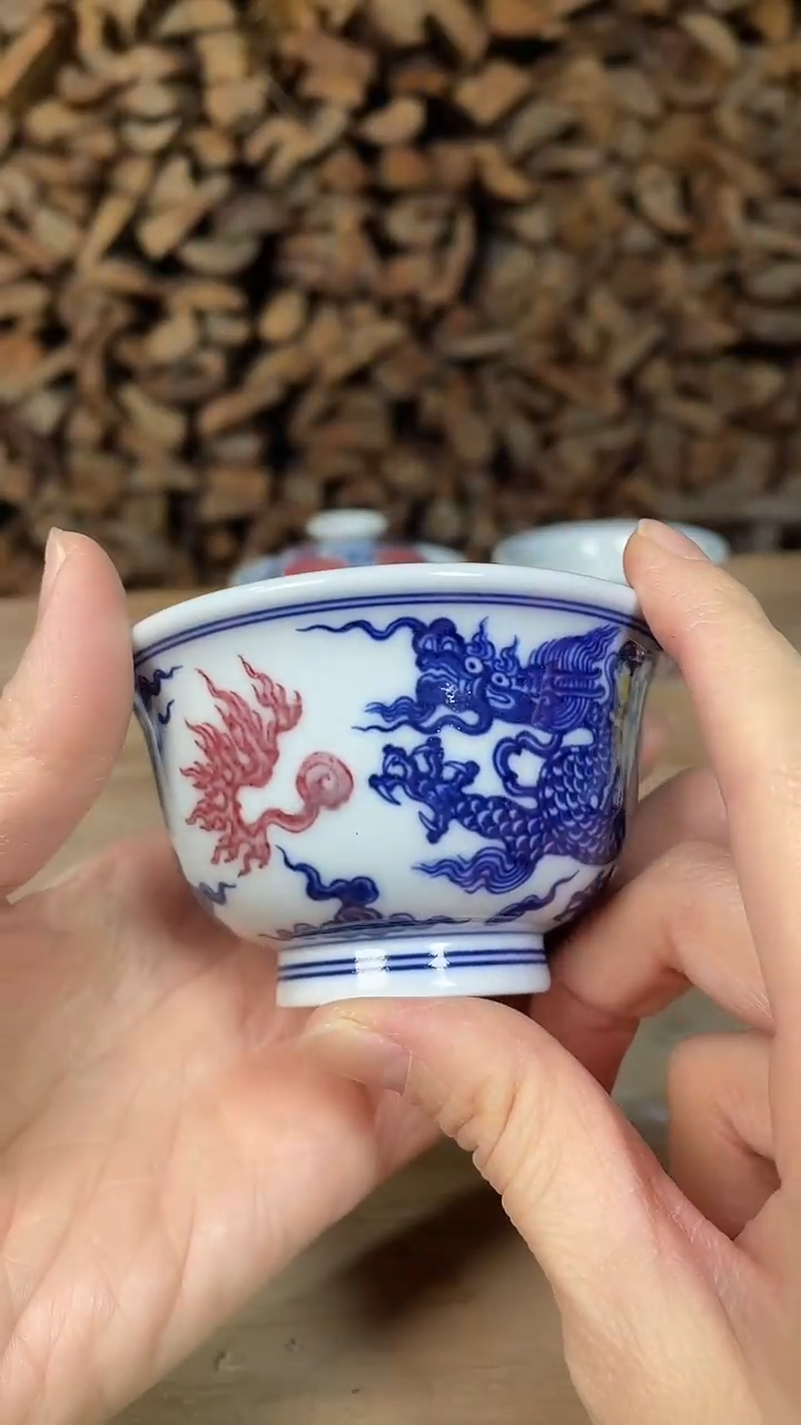 杯子瓷景德镇手工手绘陶瓷