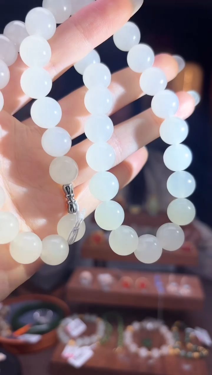 【闪购商品】和田玉1596-f168妈妈链未镶嵌-