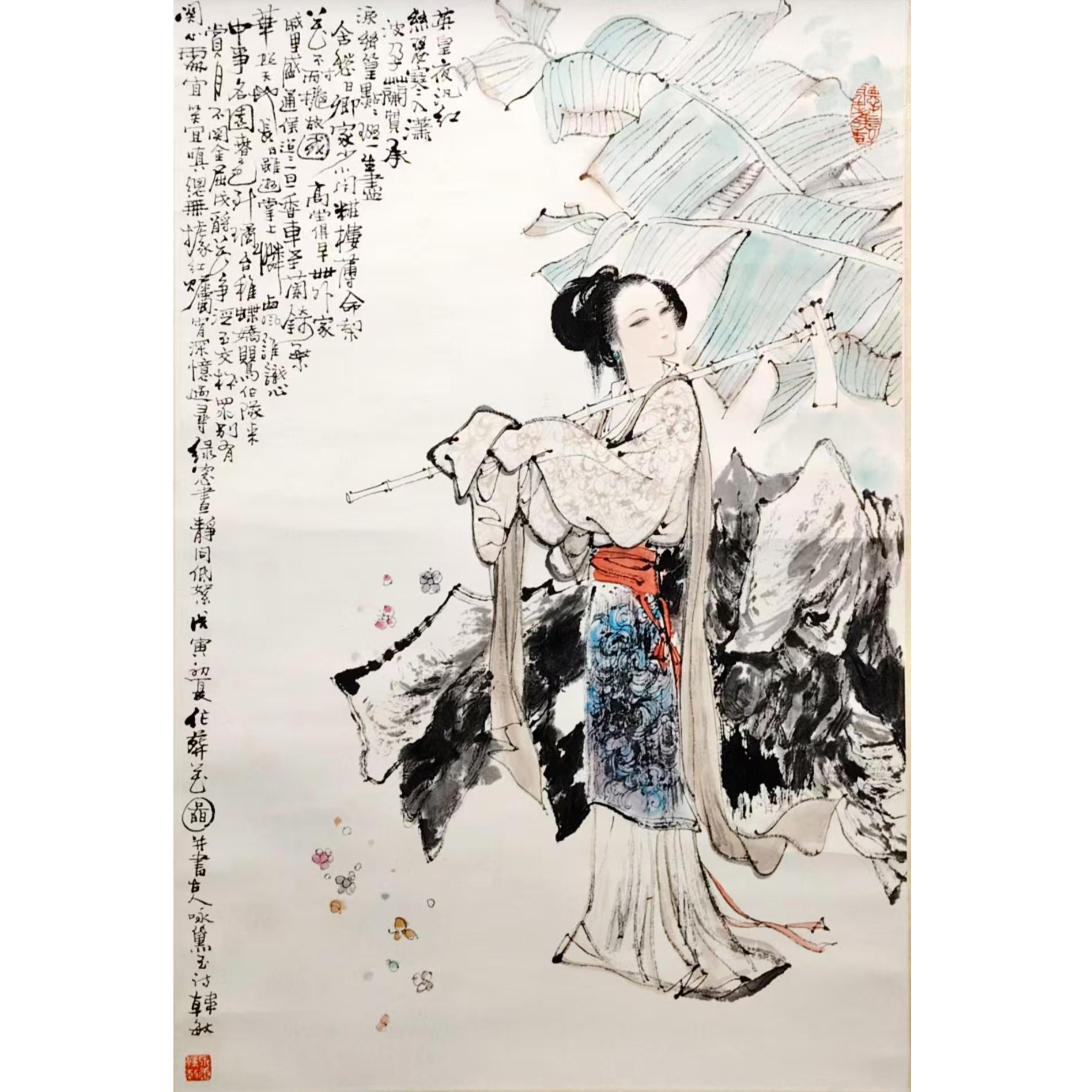 lot27 韩敏 葬花图【手绘美术品淘金专场】