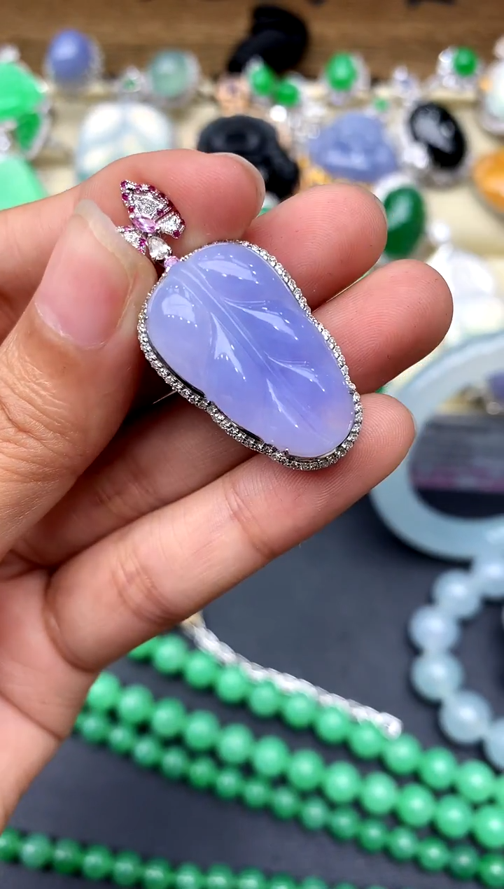 【闪购商品】翡翠颈饰18K金镶嵌559-中国好珍宝