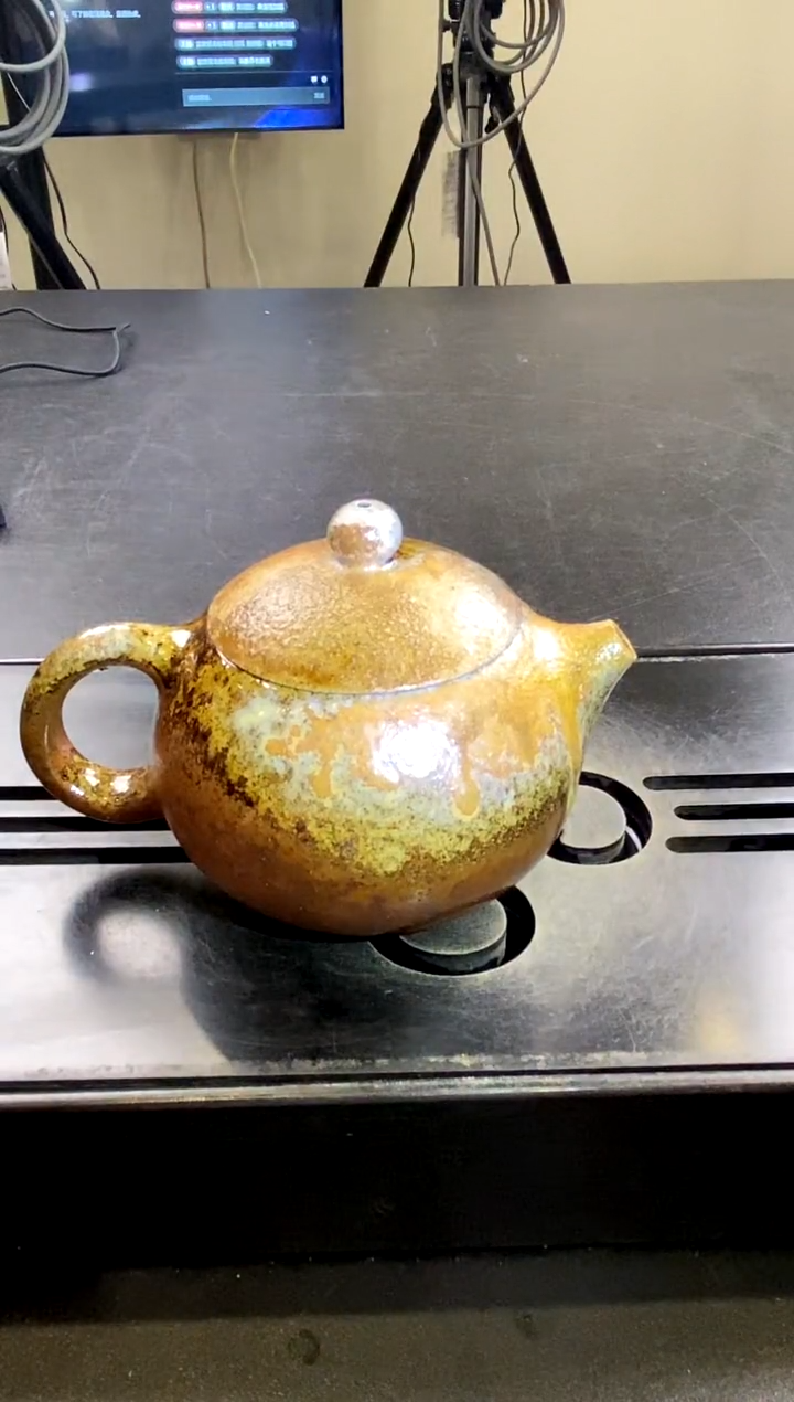 茶壶紫砂宜兴紫砂柴烧艺术