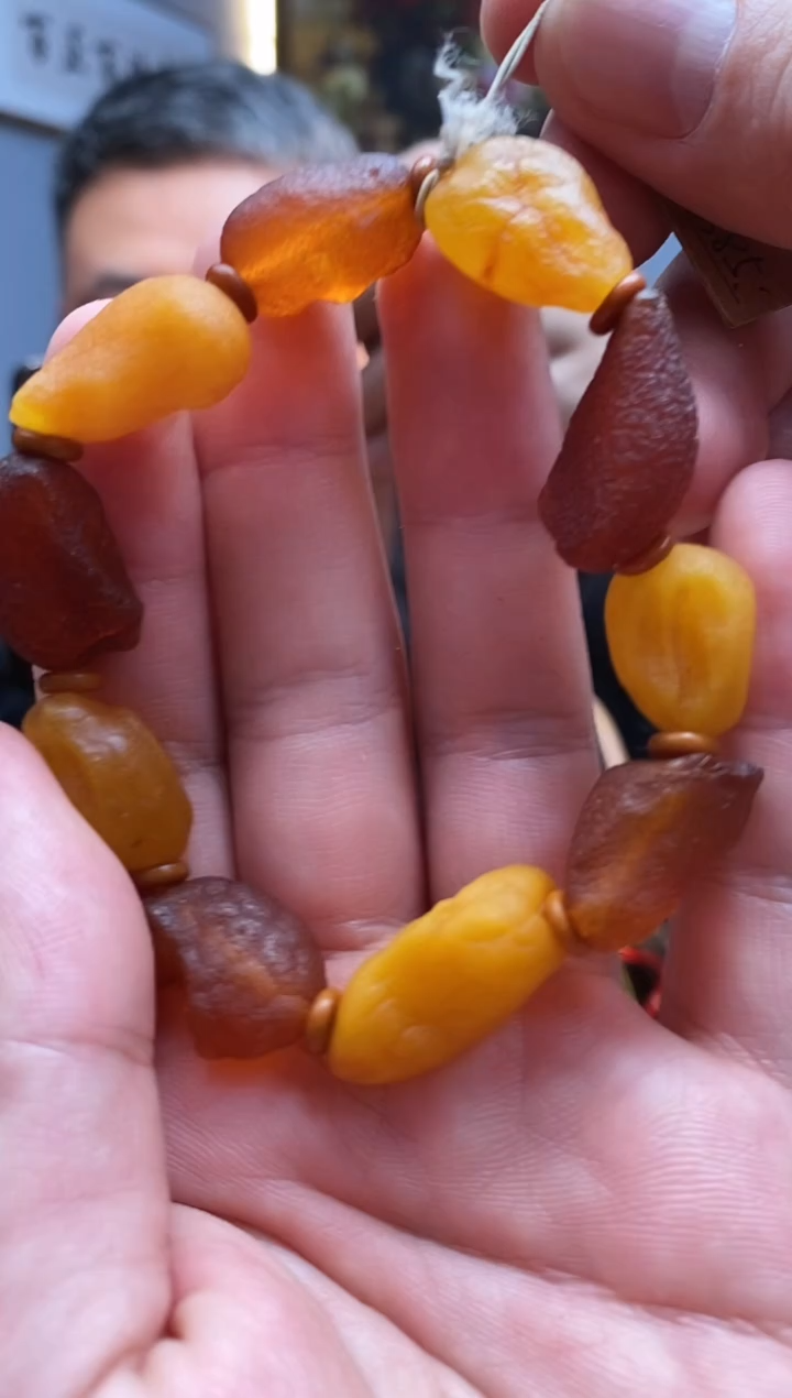 手链琥珀未镶嵌手串