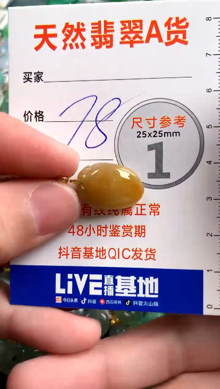 【闪购商品】翡翠颈饰18K金镶嵌14003448
