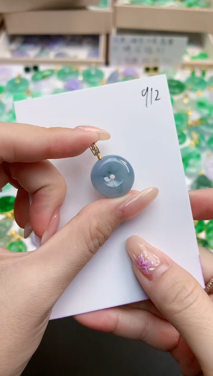 颈饰未镶嵌翡翠天然缅甸A货翡翠