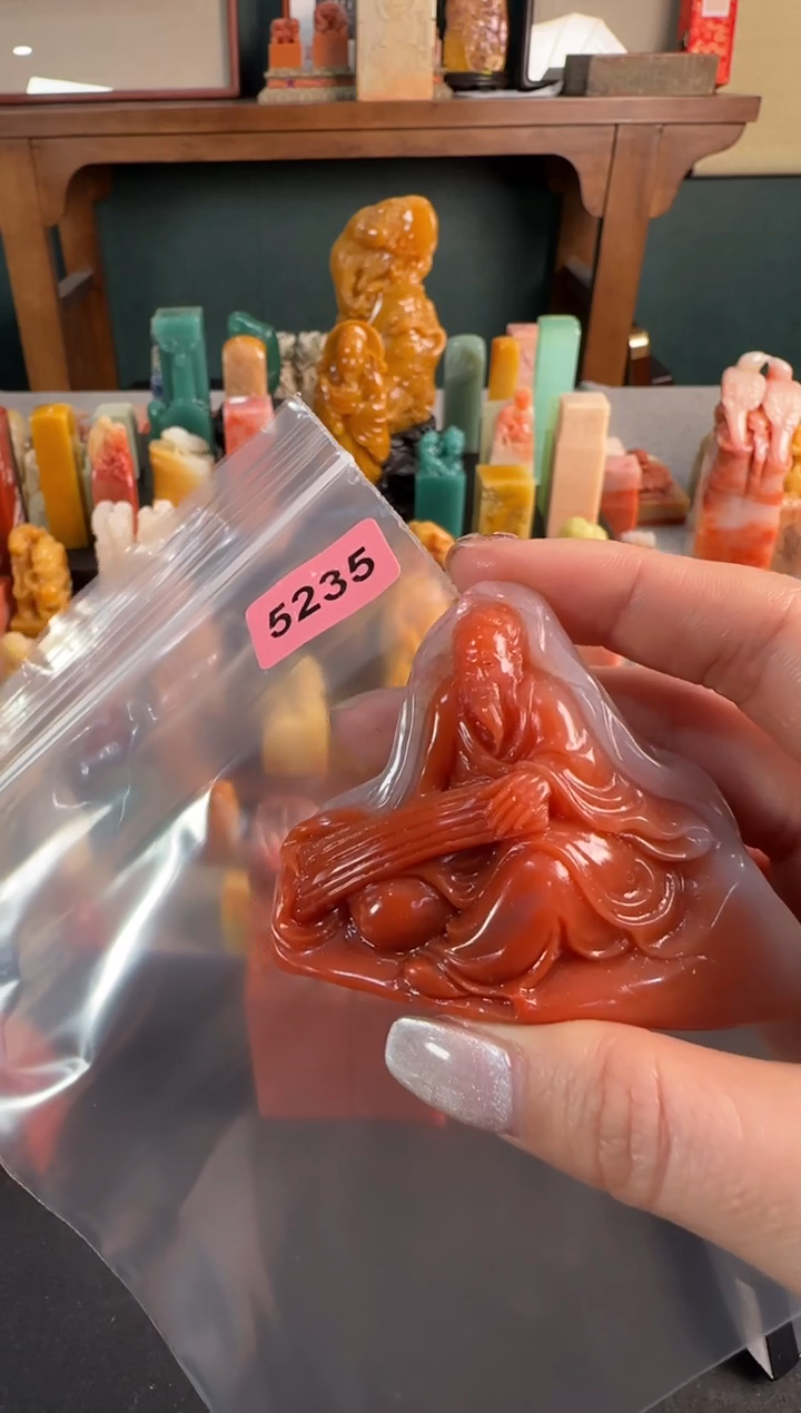 【闪购商品】青田石印石5235编号编号