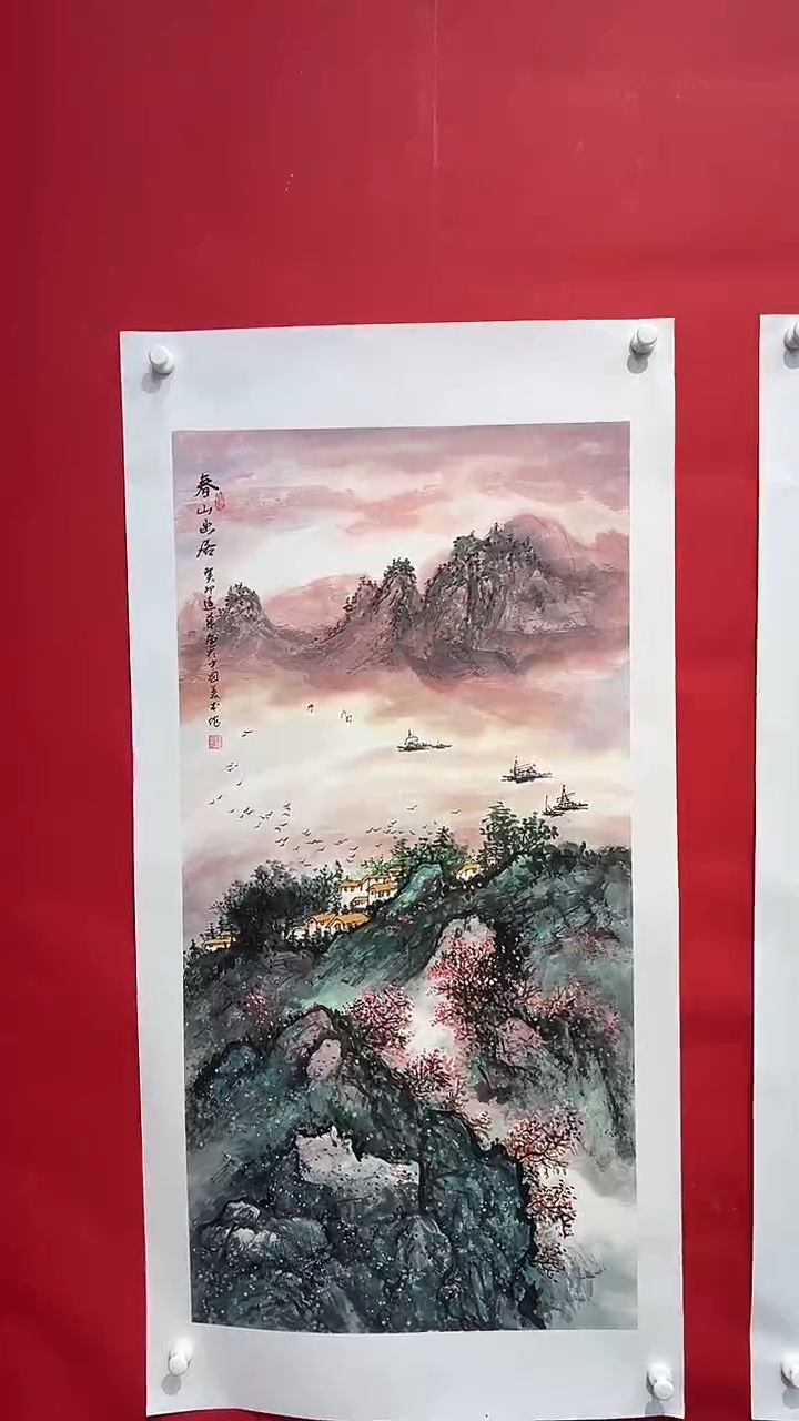 国画画家陆远华纯手绘原作