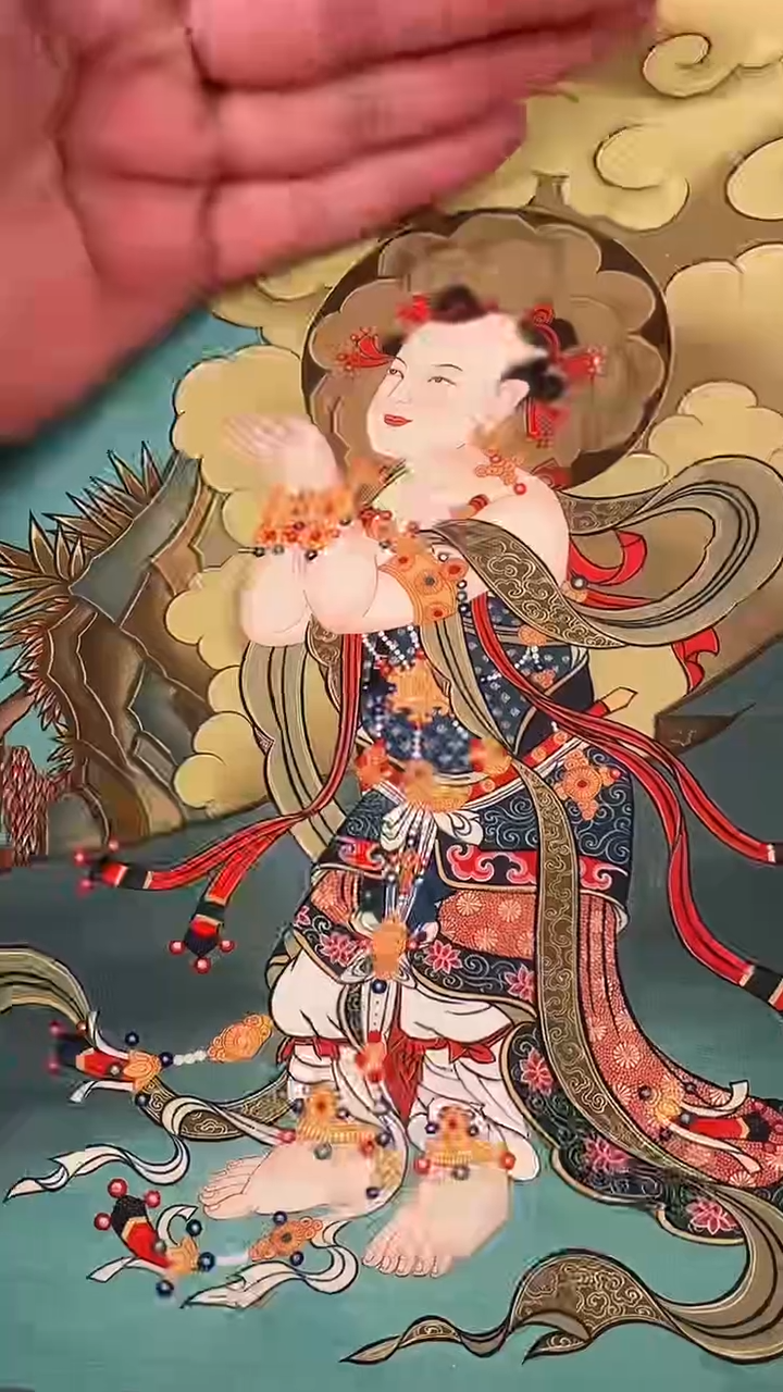 装裱画精美唐卡tk16108