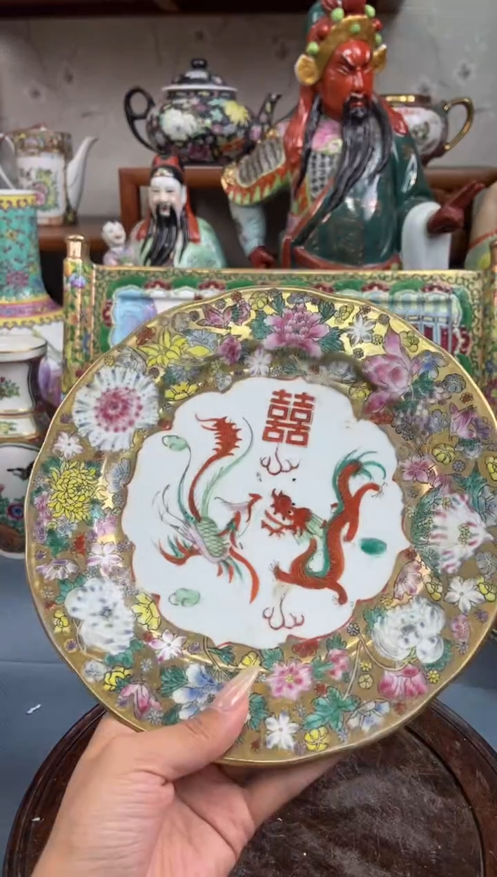 瓷片微瑕慎拍景德镇窑老厂瓷器单件