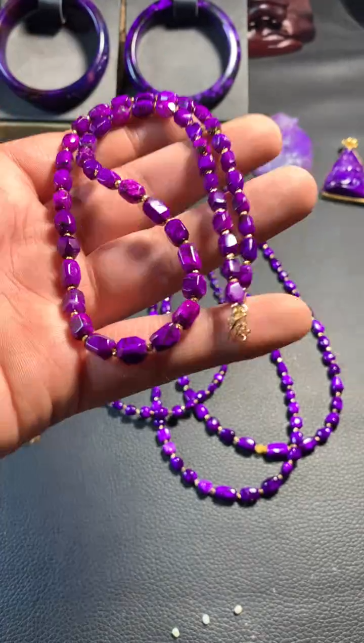 【闪购商品】苏纪石（舒俱来）项链18K金镶嵌舒俱来