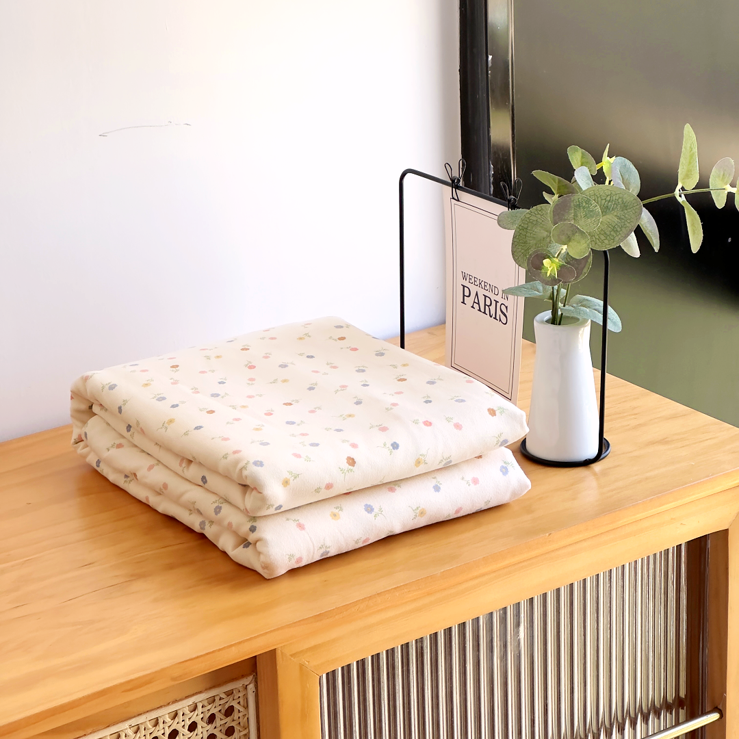 【京かわ会社】单双人被套 田园小碎花