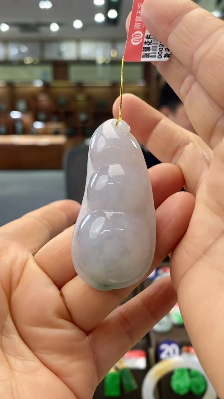 【闪购商品】翡翠颈饰未镶嵌大福豆