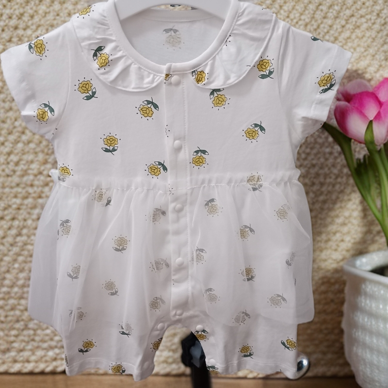 hello.dr/安卡米夏季冰川棉纯棉闭裆短袖爬服哈衣A类