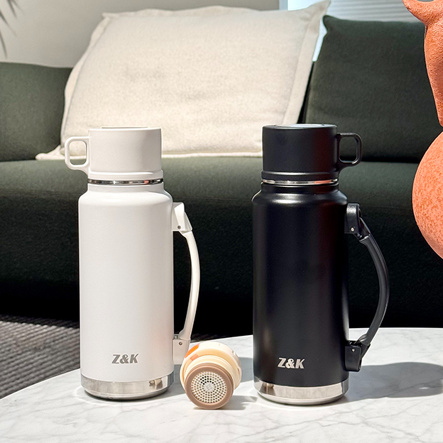 【贤惠乱炸】香港Z&K品牌悦动旅行壶不锈钢大容量保温杯800ML