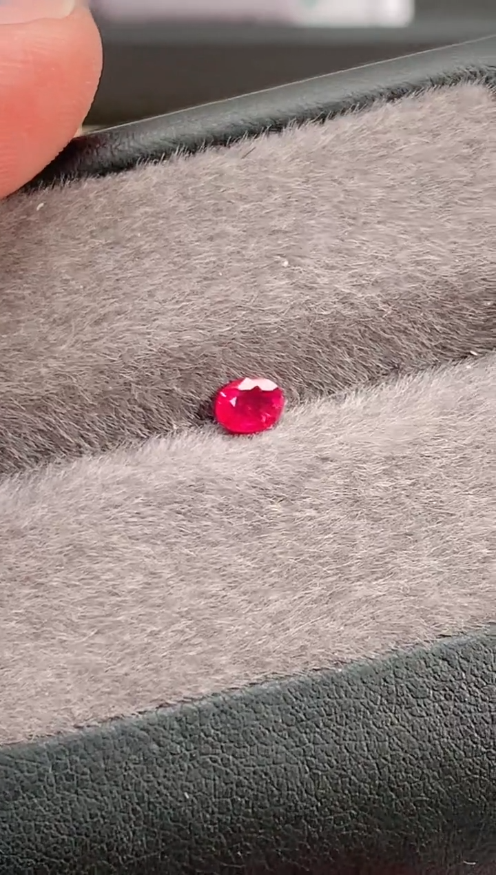 裸石红宝石是***呀0.41-88天然红宝石