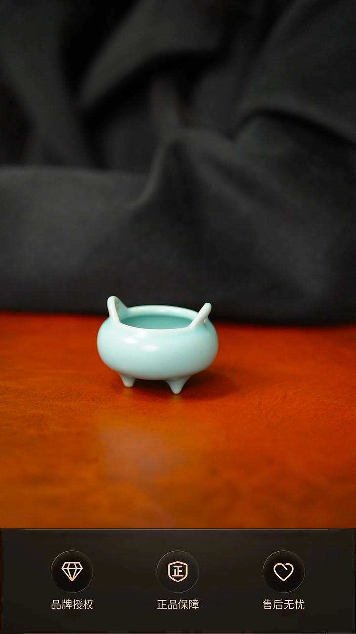 其他仿古小扁 香炉不完美简装