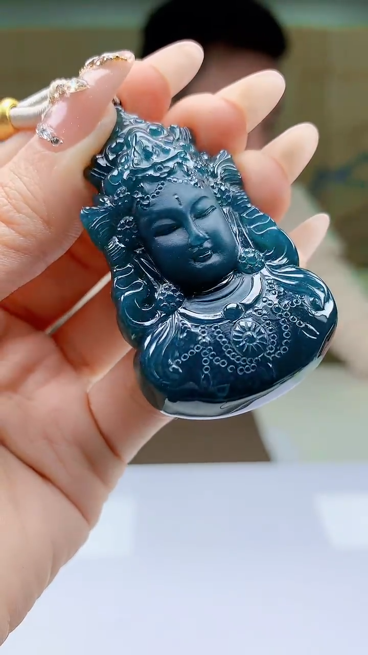 【闪购商品】定制翡翠未镶嵌4990ty-毛货挂件256