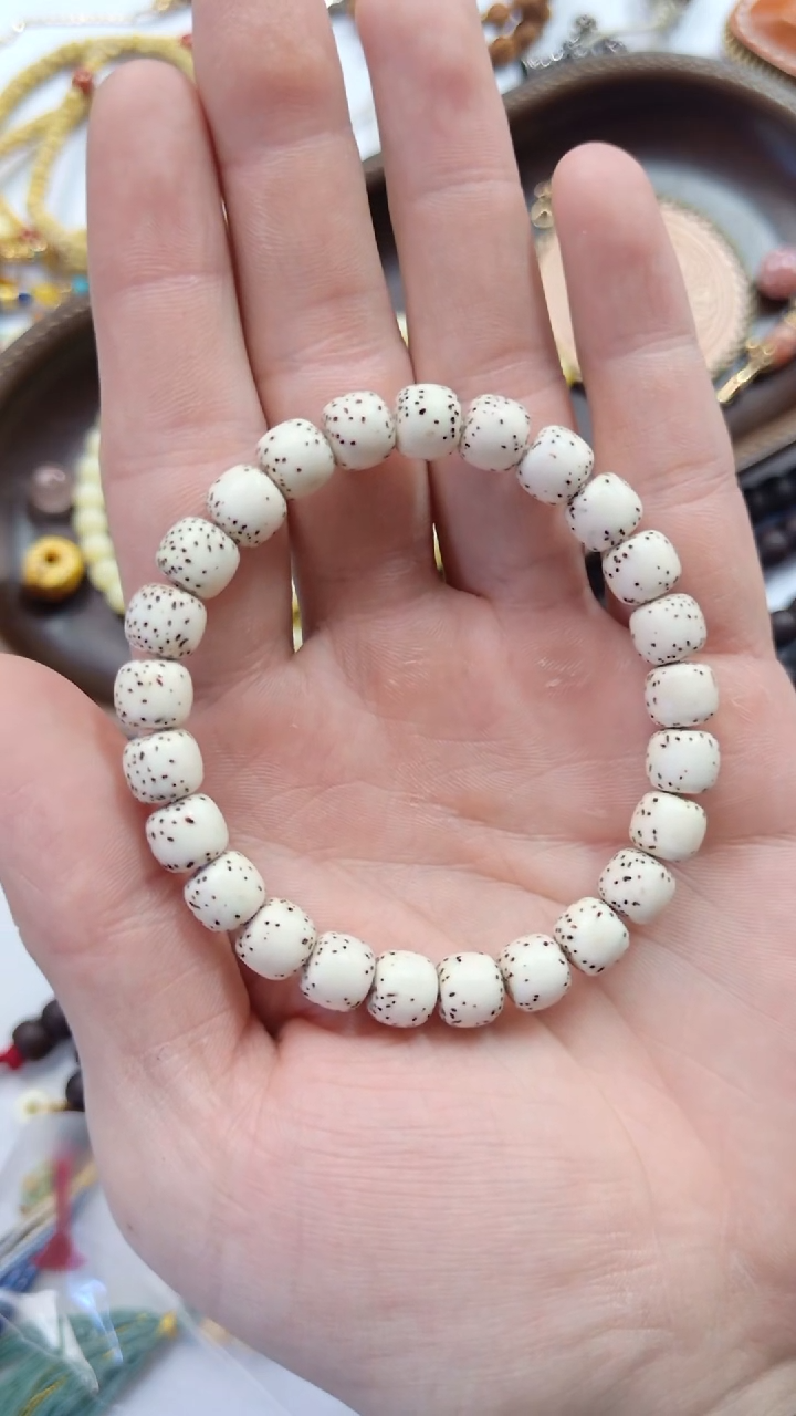 手串星月菩提原白9*8mm