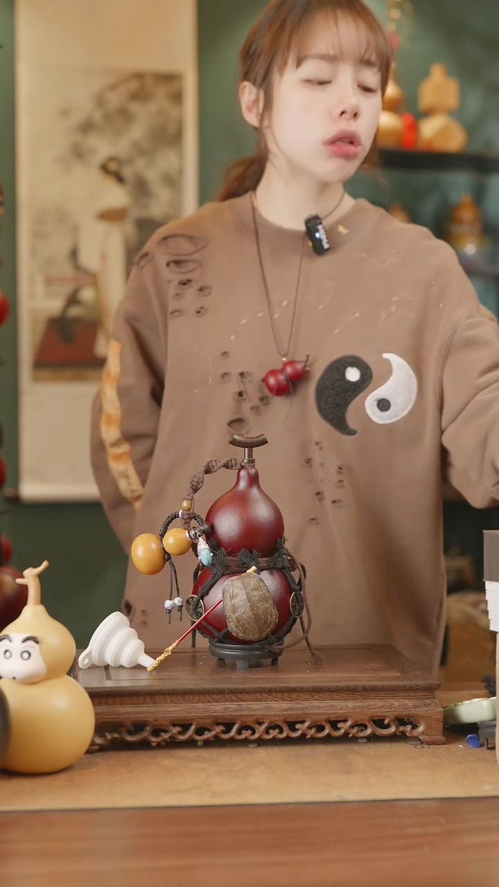 【闪购商品】120号精品天然大漆工艺防渗内胆酒葫芦~