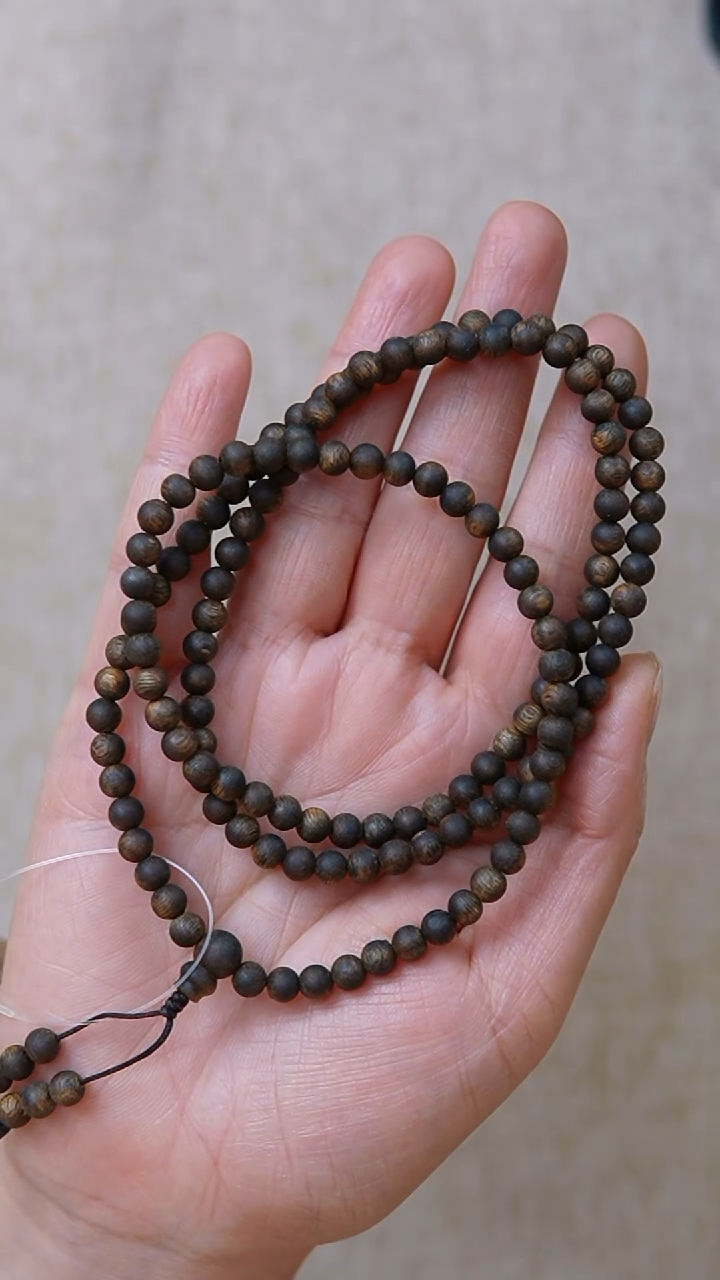 沉香手串陈**?奇楠沉水0.5 12g
