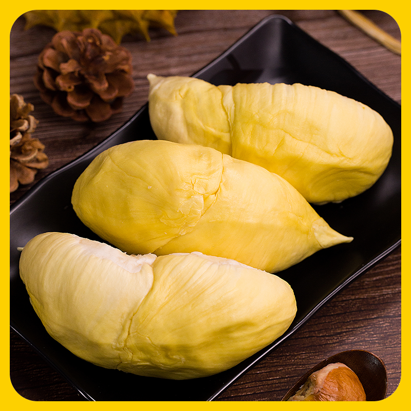 泰国新鲜金枕榴莲/核小119一斤纯肉送半斤 榴莲同城送金枕泰国